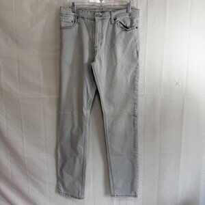 Goodfellow & Co Mens Slim Fit Light Grey Denim Jeans 34x34”